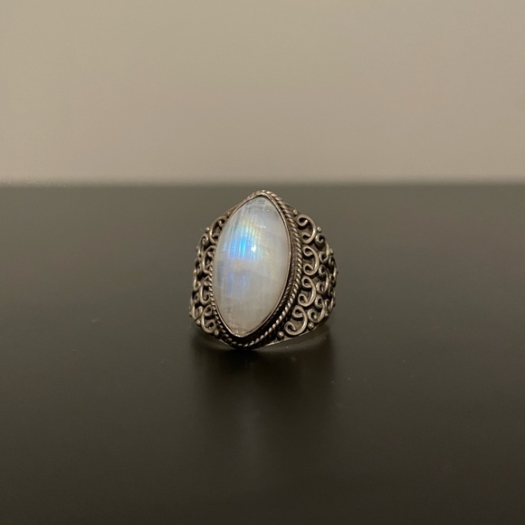 Moonstone Sterling Silver Ring - Picture 1 of 4